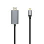 Aisens Cable Conversor USB-C a HDMI 4K@60Hz, 0.8m, Negro