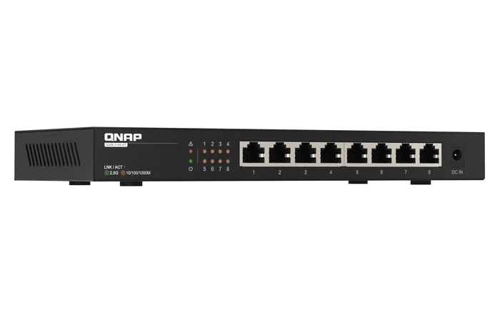QNAP QSW-1108-8T Switch No Administrado 8 Puertos 2,5GbE Negro