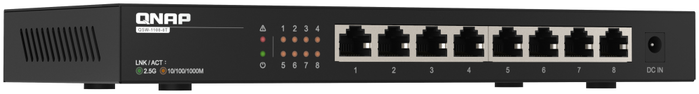 QNAP QSW-1108-8T Switch No Administrado 2.5G Ethernet 8 Puertos 2.5GbE Plug and Play Negro QNAP QSW-1108-8T Switch No Administrado 2.5G Ethernet 8 Puertos 2.5GbE Plug and Play Negro