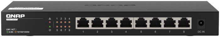 QNAP QSW-1108-8T Switch No Administrado 2.5G Ethernet 8 Puertos 2.5GbE Plug and Play Negro QNAP QSW-1108-8T Switch No Administrado 2.5G Ethernet 8 Puertos 2.5GbE Plug and Play Negro
