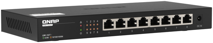 QNAP QSW-1108-8T Switch No Administrado 2.5G Ethernet 8 Puertos 2.5GbE Plug and Play Negro QNAP QSW-1108-8T Switch No Administrado 2.5G Ethernet 8 Puertos 2.5GbE Plug and Play Negro