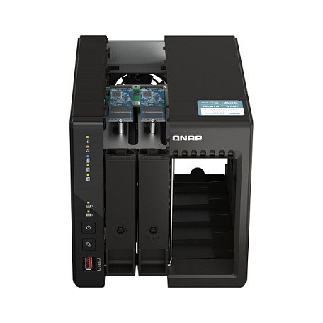 QNAP TS-253E NAS Servidor Torre 2 Bahías Intel Celeron J6412 2.6GHz 8GB RAM SATA 6Gb/s 2.5GbE