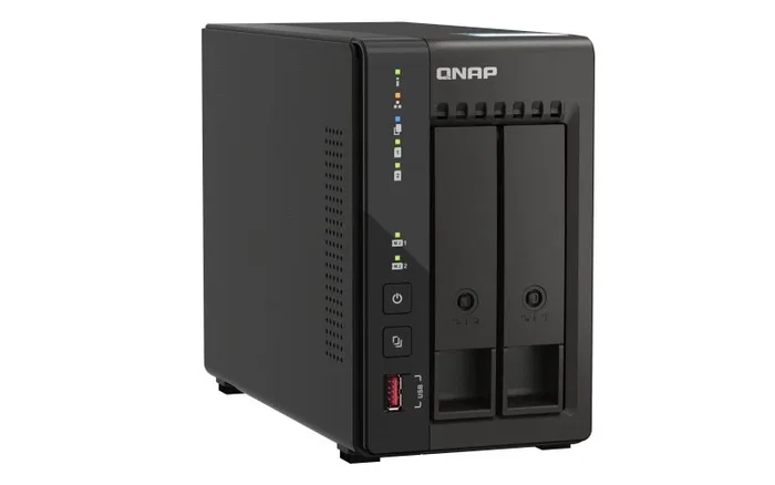 QNAP TS-253E-8G NAS de 2 bahías con Intel Celeron y 8 GB RAM