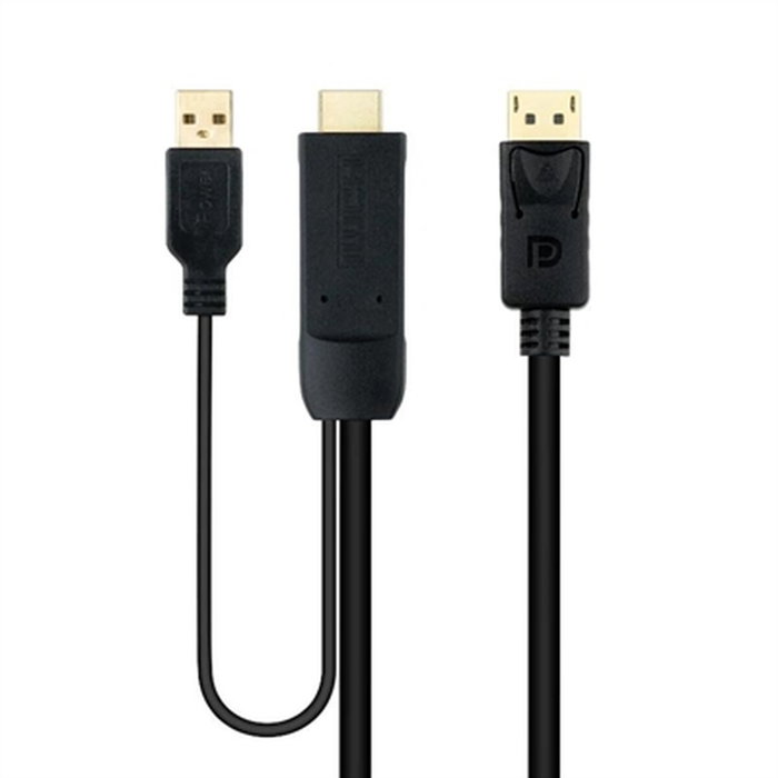 Nanocable Cable Conversor HDMI 2.0 a DisplayPort V1.2, 1.8 m, Negro Nanocable Cable Conversor HDMI 2.0 a DisplayPort V1.2, 1.8 m, Negro