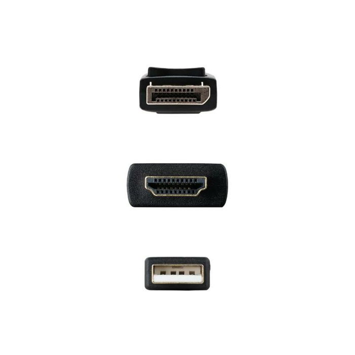 Nanocable Cable Conversor HDMI 2.0 a DisplayPort V1.2, 1.8 m, Negro Nanocable Cable Conversor HDMI 2.0 a DisplayPort V1.2, 1.8 m, Negro