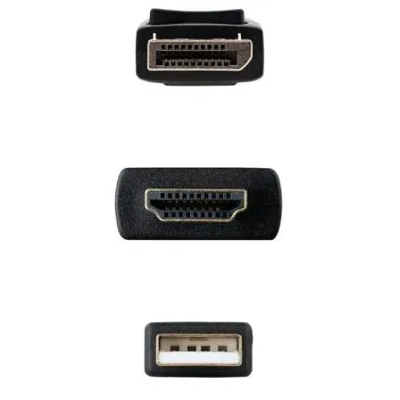 Nano Cable 10.15.4352 Cable Conversor HDMI Macho a DisplayPort Macho 1.8m Negro