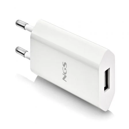 Cargador de Pared NGS Bucket Ace/ 1xUSB/ 5W Cargador de Pared NGS Bucket Ace/ 1xUSB/ 5W
