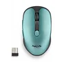 NGS EVO RUST ICE Ratón Inalámbrico Recargable Verde Agua