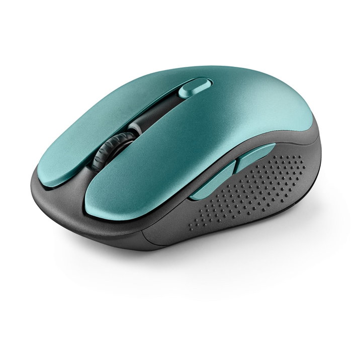 NGS EVO RUST ICE Ratón Inalámbrico Recargable Verde Agua