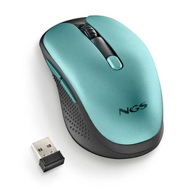 NGS Evo Ratón Inalámbrico Recargable Verde Agua 1600 DPI