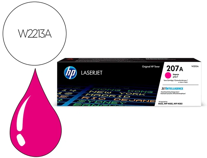 HP 207A W2213A Tóner Magenta HP 207A W2213A Tóner Magenta