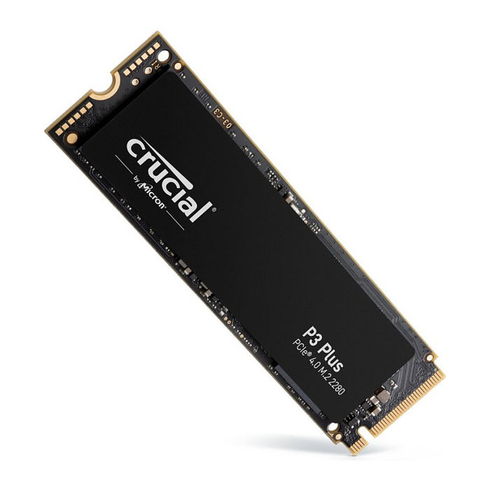 Crucial P3 Plus 2TB NVMe PCIe 4.0 x4 M.2 SSD Interno, 5000 MB/s Lectura, 4200 MB/s Escritura, 3D NAND