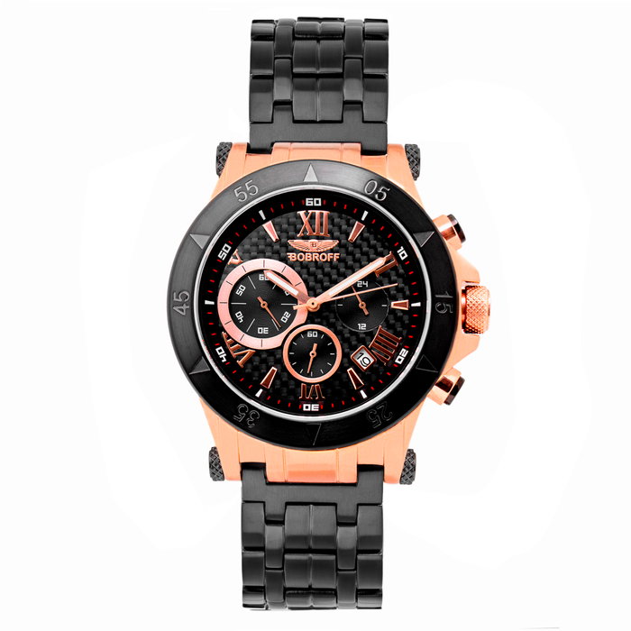 Bobroff BF1001M15M Reloj Analógico Negro Bobroff BF1001M15M Reloj Analógico Negro