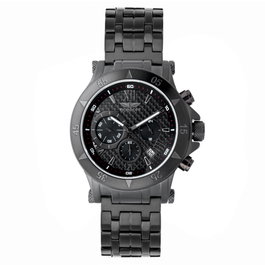 Bobroff BF1001M21M Reloj Analógico Negro con Esfera de Fibra de Carbono