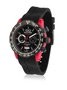 Bultaco H1PR43C-CB1 Reloj de Hombre con Caja Roja y Correa Negra