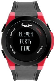 Kenneth Cole Reloj Digital Multifunción Rojo