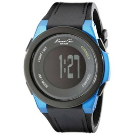 Kenneth Cole 10022808 con Display Digital y Correa Negra