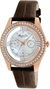 Kenneth Cole IKC2818 Reloj de Mujer con Caja Oro Rosa y Correa Marrón