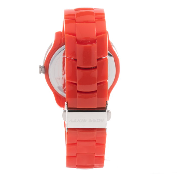 Miss Sixty Reloj para Mujer Rojo con Esfera Blanca