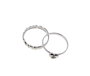 Cristian Lay Lote de 2 Anillos de Plata de Ley Talla 14 para Mujer