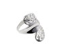 Cristian Lay Anillo de Acero Plateado Talla 12