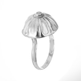 Cristian Lay Anillo Plateado de Acero Talla 16