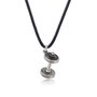 Time Force TJ1006C03 Colgante para Hombre en Plata y Negro
