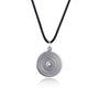 Time Force Colgante TJ1007C03 con detalles de disco en plata y negro