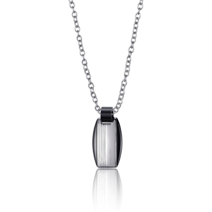 Time Force TS5071CS Colgante para Hombre en Acero y Plateado