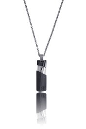 Time Force Colgante TS5113CS para Hombre con Correa de Acero de 56cm