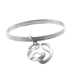 Breil TJ0521 Pulsera de Acero Plateado