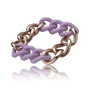 Time Force Pulsera TS5148BP de Acero Morado