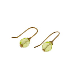 Cristian Lay Pendientes Chapados en Plata Amarillos 2cm