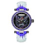Marc Ecko Reloj E15087M1 para Mujer con Correa de Piel Blanca