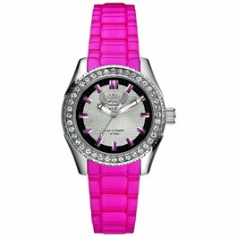 Marc Ecko Reloj E11599M3 con Correa Rosa y Caja Plateada
