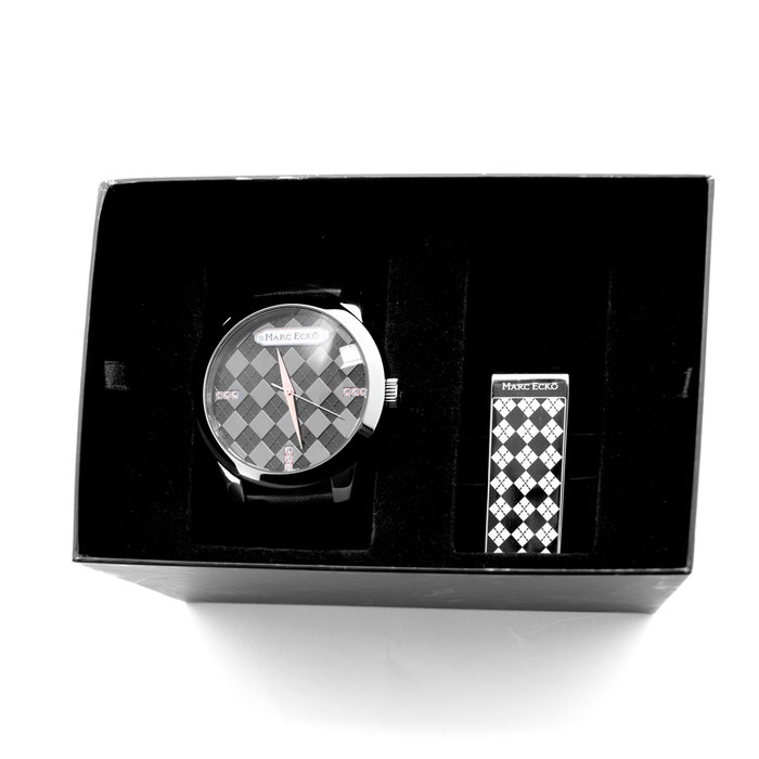 Marc Ecko E11591G1 Reloj Analógico de Cuarzo con Detalles Swarovski