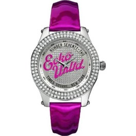 Marc Ecko Reloj E10038M5 con correa de piel violeta