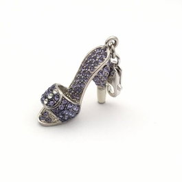 Glamour GS1-19 Dije Charm con Cristal Swarovski y Plata de Ley 925