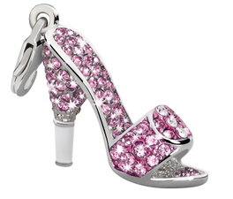 Glamour Dije Charm GS1-30 Rosa con Cristal Swarovski