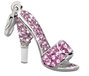 Glamour Dije Charm GS1-30 Rosa con Cristal Swarovski