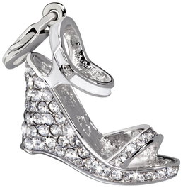 Glamour Dije Charm GS2-00 en Plata de Ley 925 con Cristal Swarovski