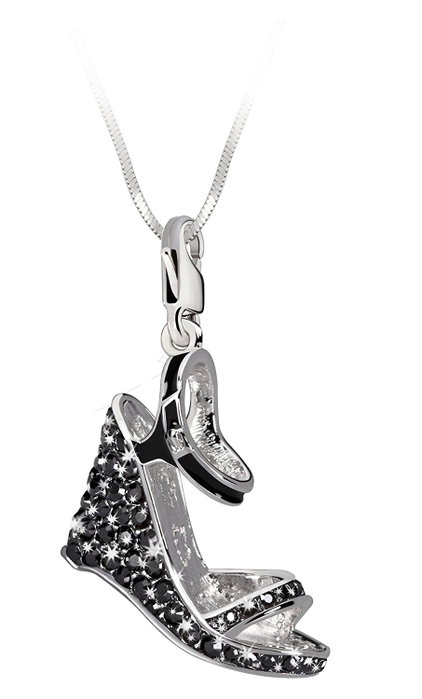 Glamour Dije Charm GS2-01 en Plata de Ley 925 y Cristal Swarovski