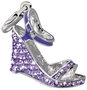 Glamour Dije Charm Morado con Cristal Swarovski GS2-19