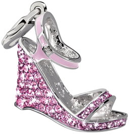 Glamour Dije Charm GS2-30 con detalles en Rosa y Swarovski