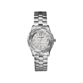 Marc Ecko E95054L1 Reloj Analógico de Mujer Plateado