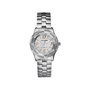 Marc Ecko E95054L1 Reloj Analógico de Mujer Plateado