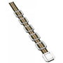 Sector Pulsera para Hombre de Acera y Tela 24cm Verde