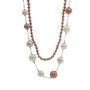 Misaki Collar de Plata con Detalles Rosa QCRNTERRAMULTI