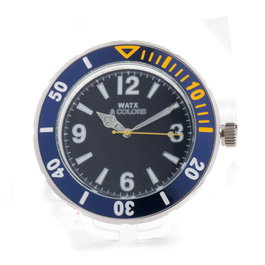 Watxandco RWA1621 Reloj Unisex con Esfera Azul