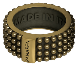 Panarea Anillo AS252RU1 de Plata en Color Marrón